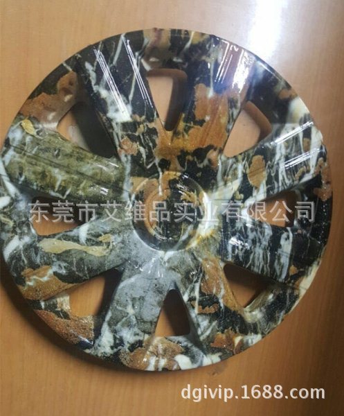 汽车轮毂水转印 迷彩石纹豹纹设计纹蛇纹花纹火焰纹水转印加工
