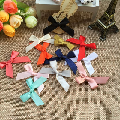 現貨1cm緞帶手打結 紡織輔料織帶蝴蝶結 絲帶蝴蝶結批發
