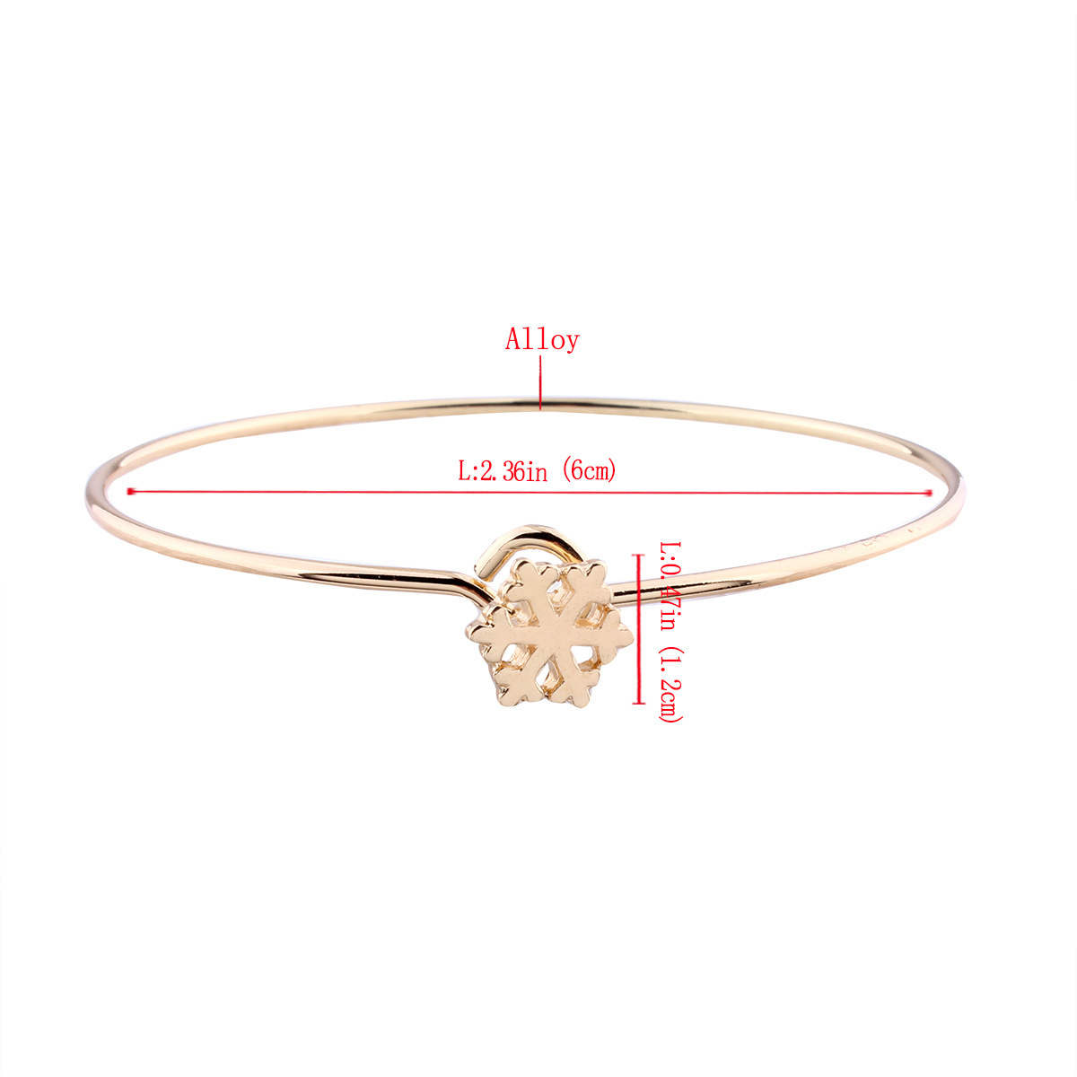 Fashion Alloy plating bracelet Sweetheart (Gold)NHNMD4062-Gold