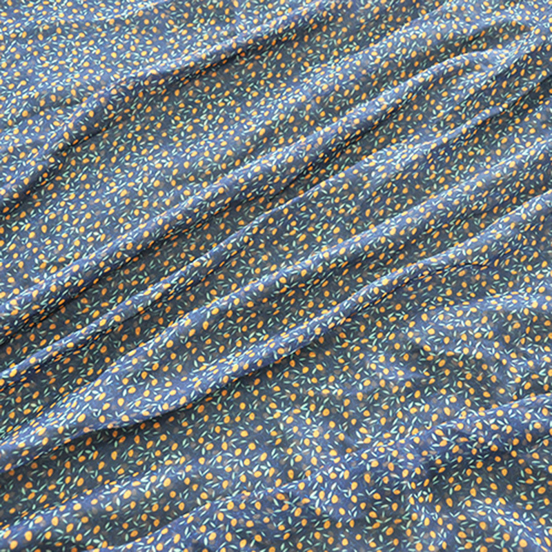 【翔龙印花 XL875】现货供应小清新碎花 飘逸印花 女装雪纺面料