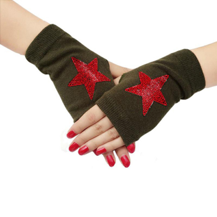 Unisexo Estilo Simple Estrella Rosa Cráneo Guantes 1 Par display picture 4