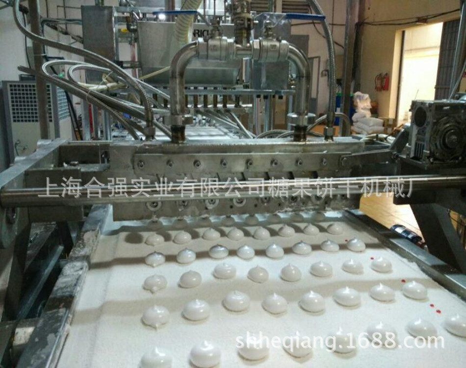 棉花糖生产设备 棉花糖浇注生产线 连续式棉花糖夹心生产线价格优