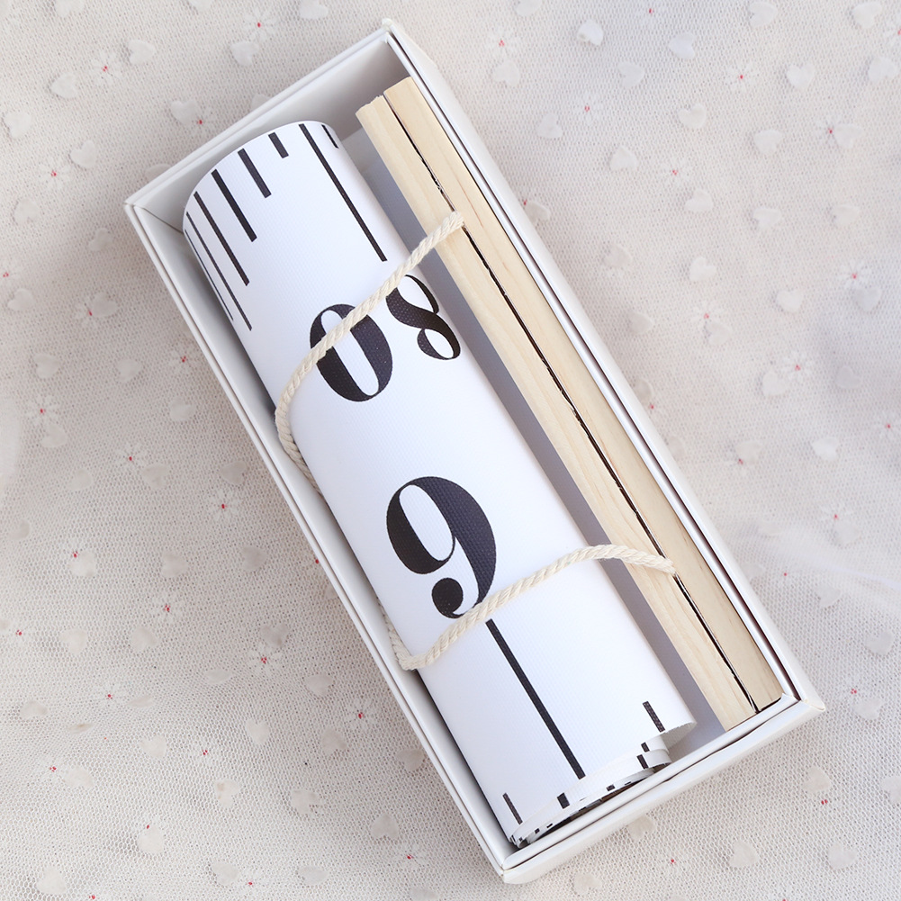 Height ruler wall photography props