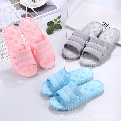 2019 Explosive money Shower Room non-slip lovers slipper summer man Home Furnishing indoor Solid Home sandals  wholesale