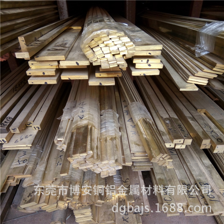 广东H62黄铜排H65高精硬度规格齐全3*3 5*5mm 提供拿样 非标定制