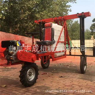 批发农药喷杆打药机 农药柴油三轮打药机 自走式大葱打药机 批发