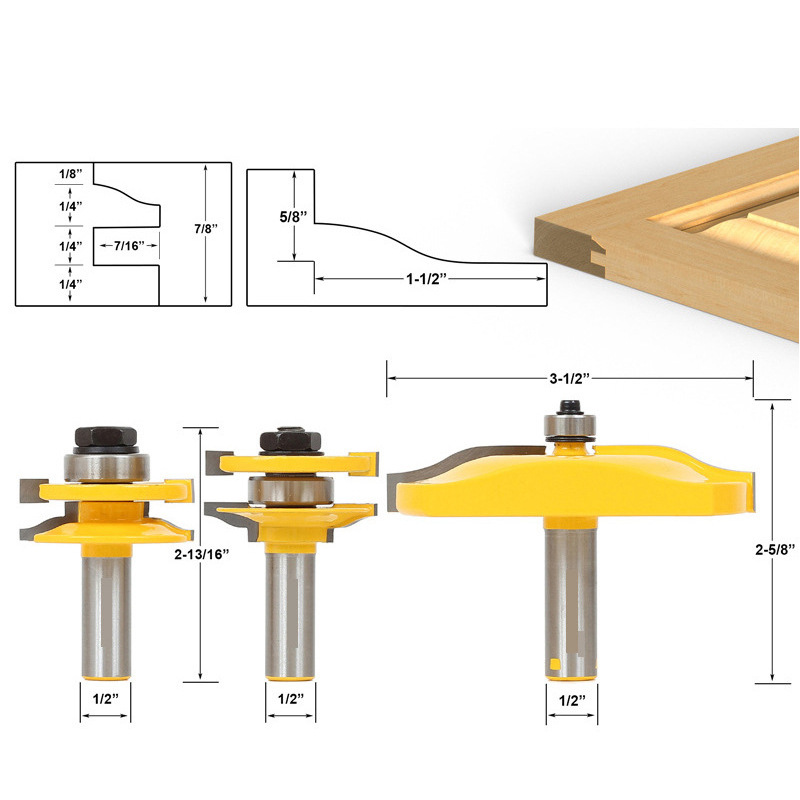 Small household west tenon knife + large household west gate board knife