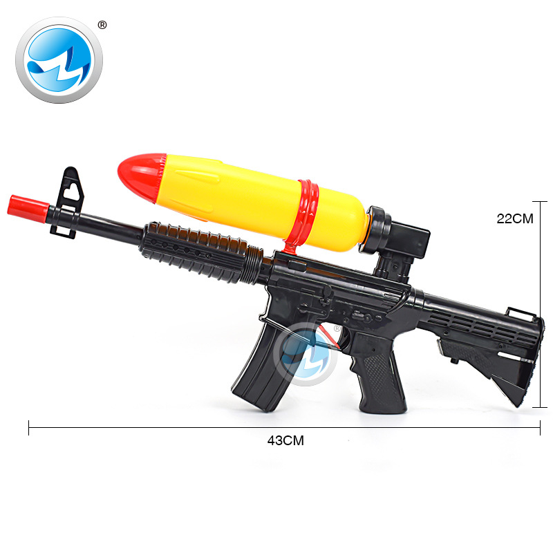 Bomba de presión de aire para niños pistola de agua juguete Playa Grande de alta presión AK simulación pistola de agua Zhengmei 7037 fabricante en stock