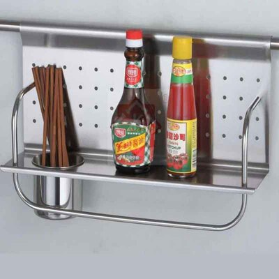 Kitchen supplies Stainless steel kitchen accessories Chopsticks tube/towel Dishcloth Wall hanging Shelf Spice rack
