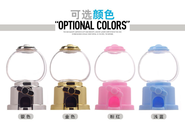Wedding products: Wedding creative gumball machine, wedding candy box, plastic candy machine, children's toys, rotating gumball machine, stationery, gift packaging detail image 6
