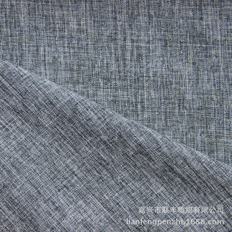 供应100D雪梨纺四面弹双色效果 仿麻瑜伽服夹克弹力速干服装面料