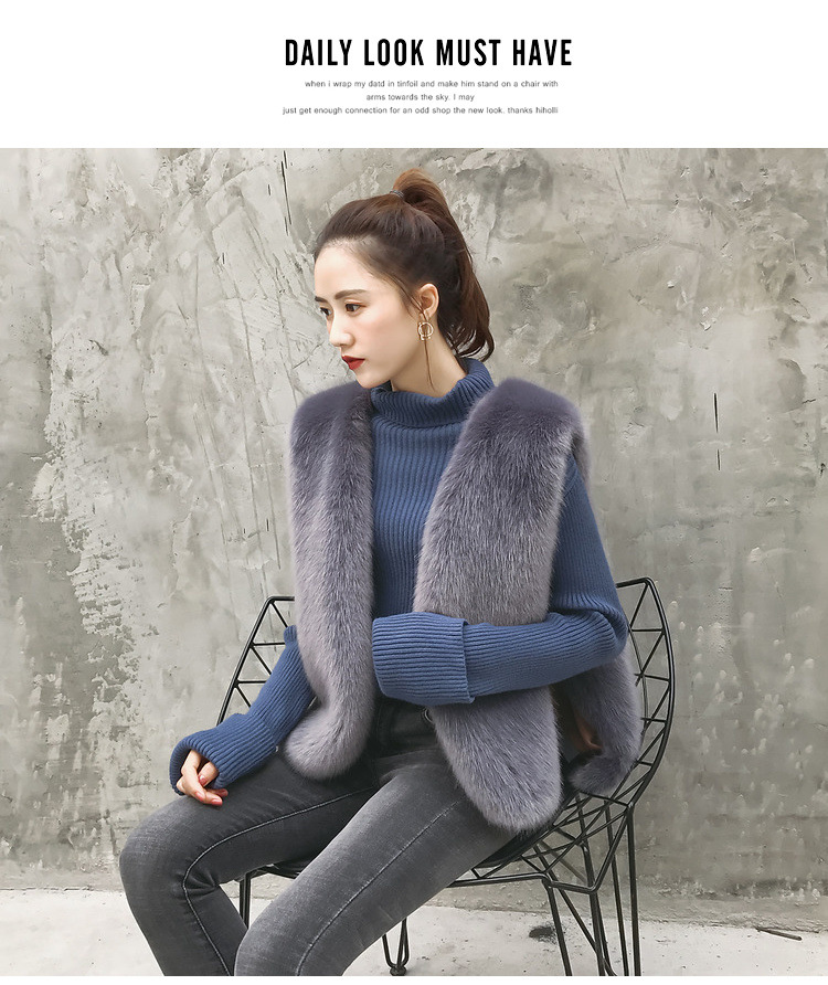 Gilet femme en Imitation laine - Ref 3318274 Image 30