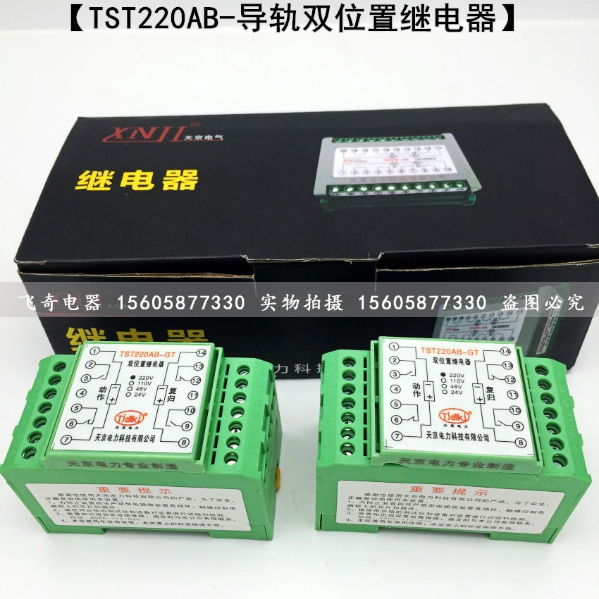 导轨安装TST220GT继电器TST220DPT-GT双位置继电器