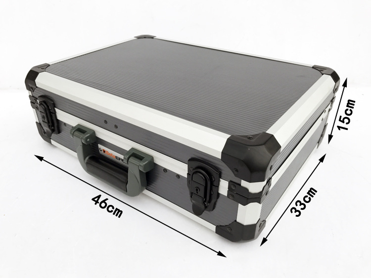 定制  手提铝合金五金工具箱 技工汽车维修收纳 电工箱