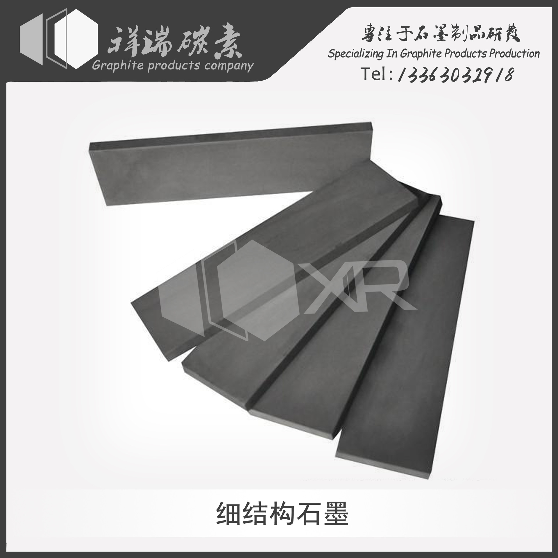 Finely structured graphite structure Graphite products