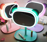 Творческий USB зарядка макияжа зеркало фонарь Новый светодиодный макияж зеркальные огни емкость творческий подарок