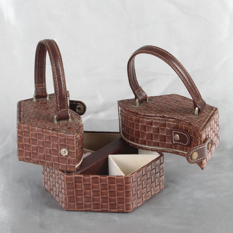 创意首饰盒 高档多功能手提式首饰盒 首饰收纳盒