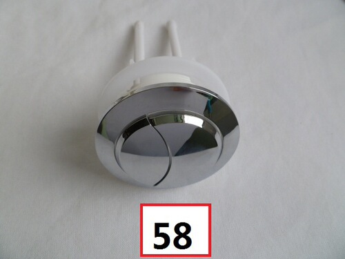 Universal round toilet button, toilet water tank flush switch, new and old-fashioned two-button flushing accessories