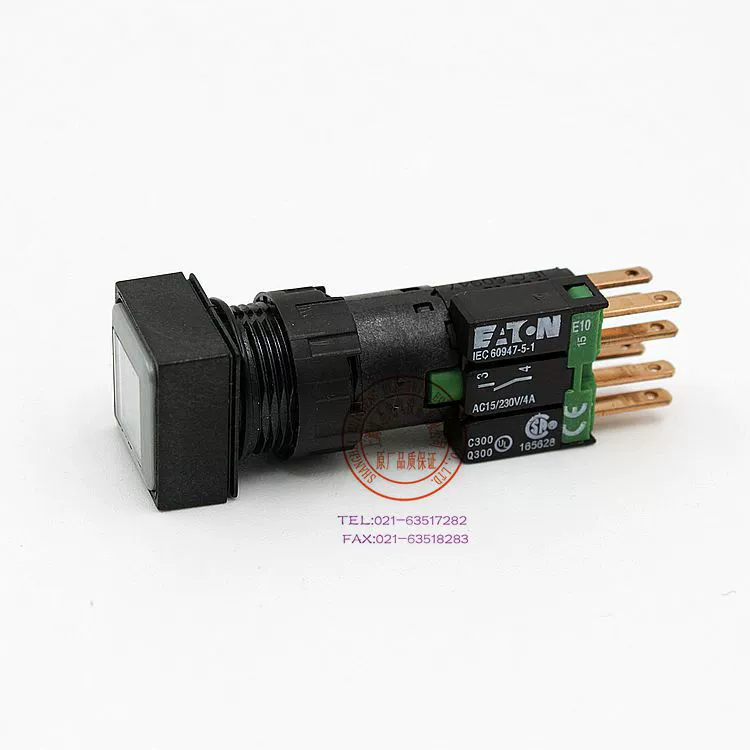 Эйтон Эйтон маленькая лампа кнопка Q18LT-WS/WB/10 напряжение 24V IEC60947 размер 18×18