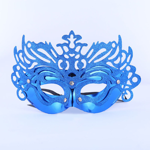 Venetian Princess Mask Half Face Eye Mask Couple Stage Performance Nightclub Gold Powder Flower Piece Wholesale