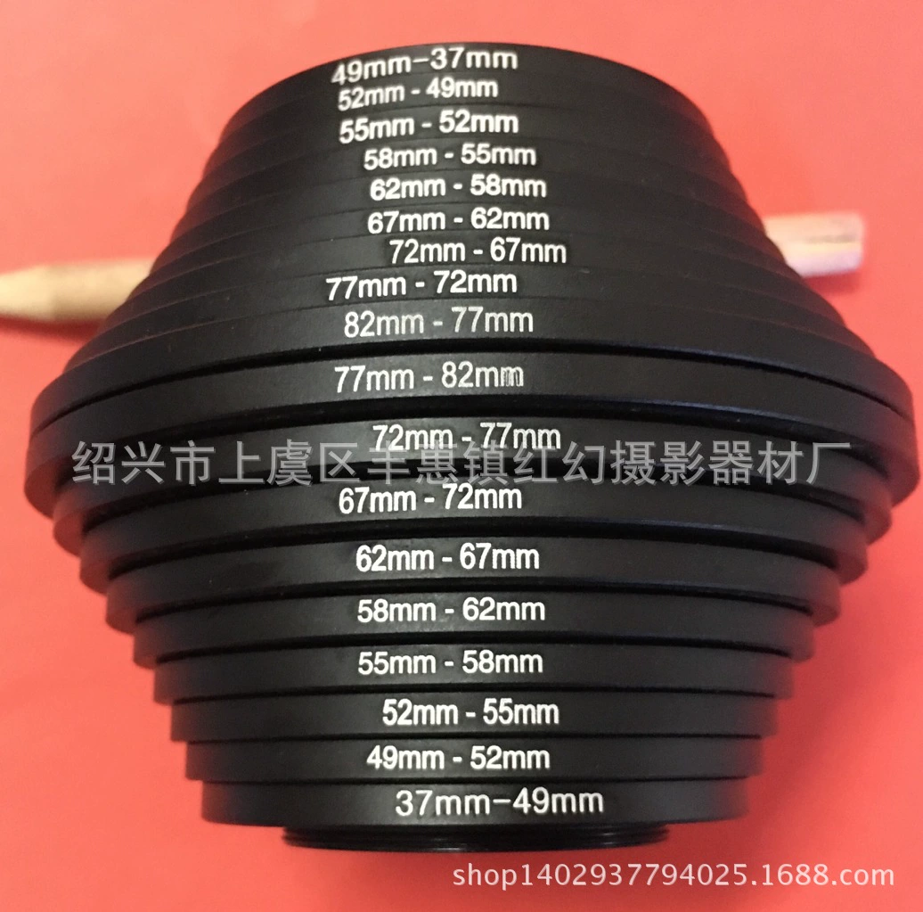 Фильтр адаптация кольца адаптация объектива для различных камер 37-82-37 18 комплектов весом 132 грамма