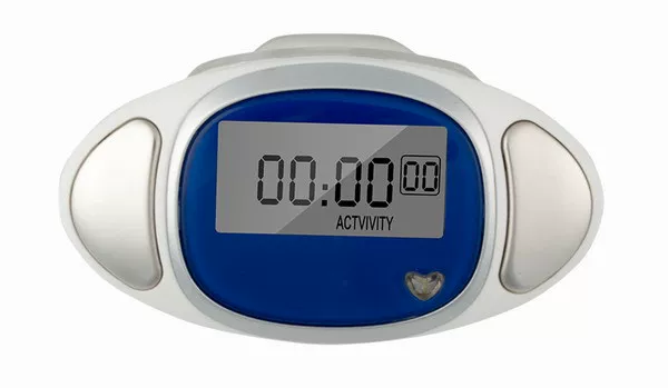 Heart rate measuring 3D multi-functional thin universal pedometer without mobile phone