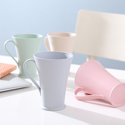 Bamboo fiber fashion Mug originality milk Mug household teacup hotel Cups wholesale customized logo