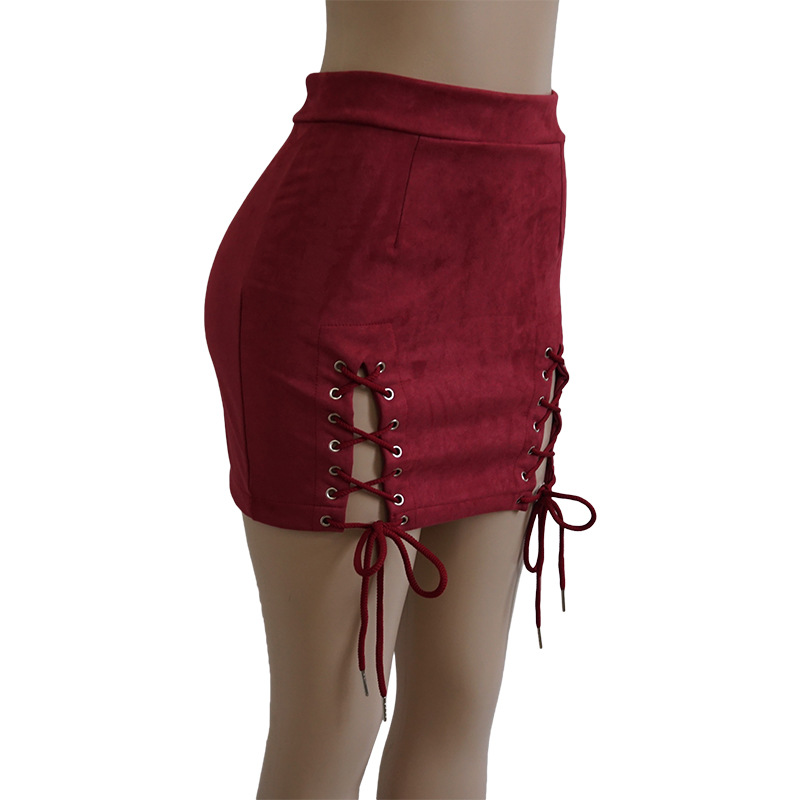 Jupe femme LANGUE DES FLEURS en Daim - Ref 3330249 Image 62