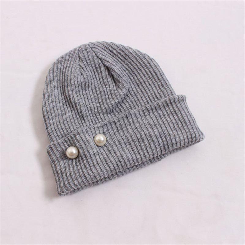 Women's Retro Pearl Eaveless Wool Cap display picture 19