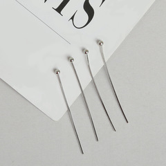 diy手工製作首飾 球頭針圓頭針耳墜耳釘耳環飾品配件材料 約100根