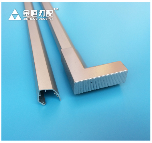 LED柜台灯铝外壳,线条灯,硬灯条铝槽外壳,亚光V形铝槽1421强化铝