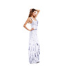 new European and American fashion printing dress evening dress