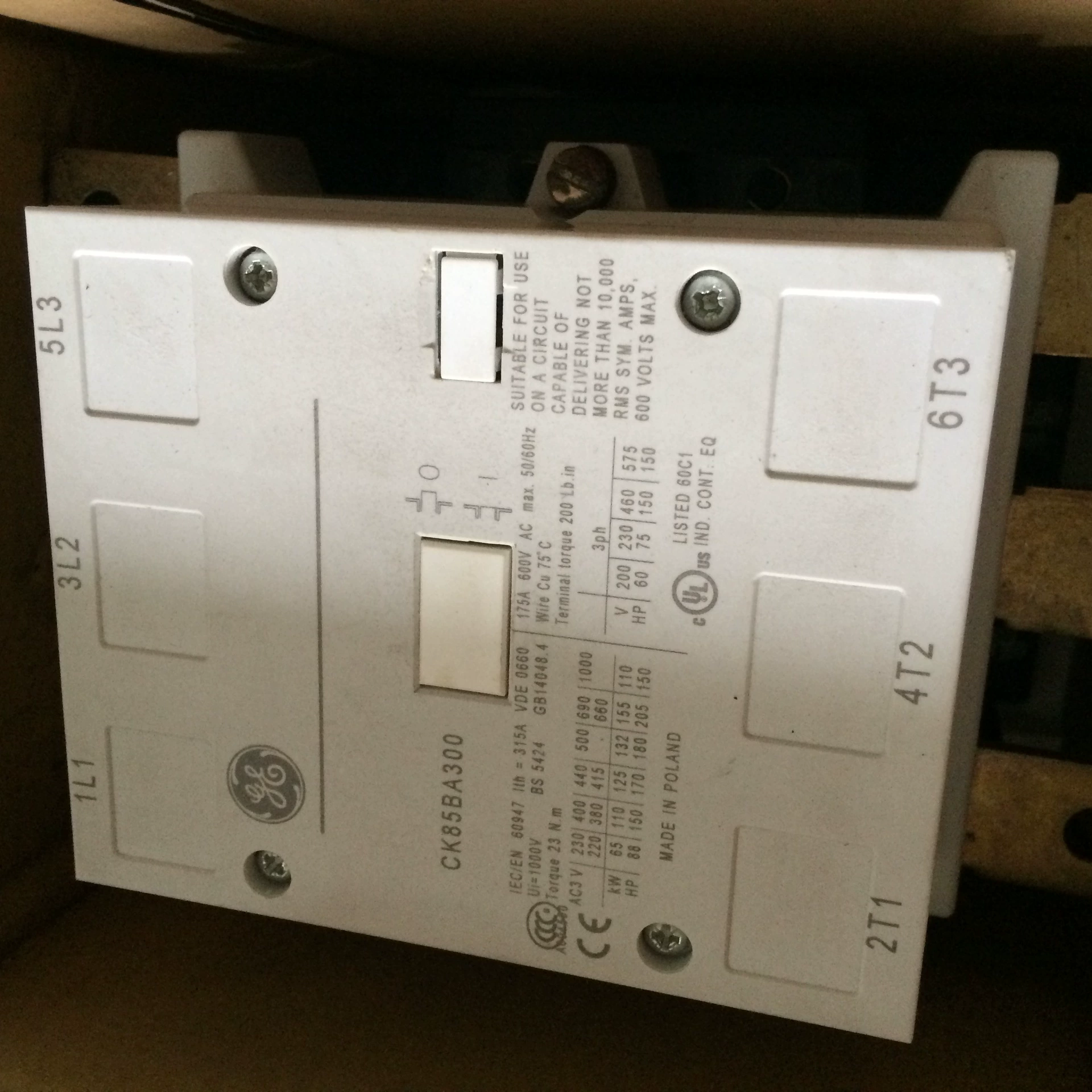 Универсальный контактор CK75CA300 CK10CE300 CK85ba300