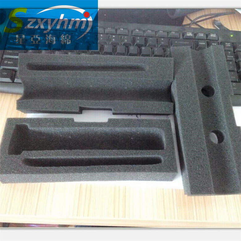 产品包装定型海绵包装内衬 黑色海绵冲型内衬 EVA海绵内衬