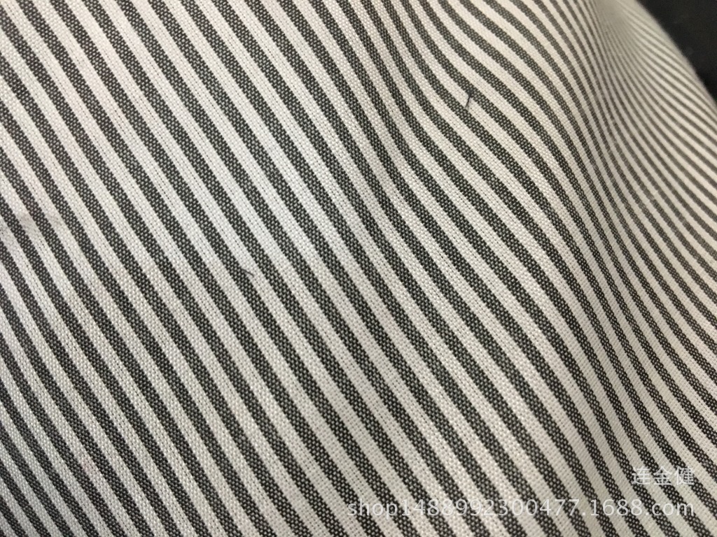 现货批发供应色织8x8全涤条子衬布里布 口袋布