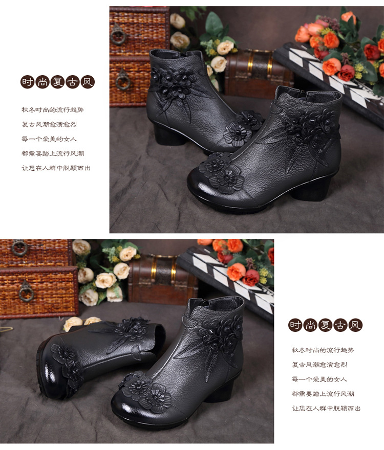 Bottes femme TRANQUILLEMENT en En cuir - Ref 3355144 Image 18