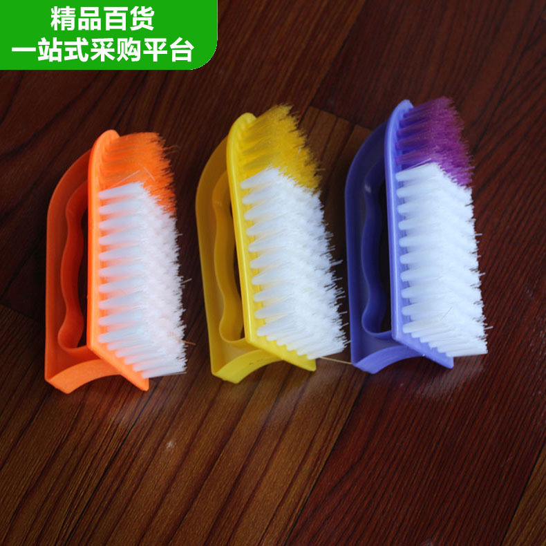 Household Household cleaning decontamination brush with handle color plastic laundry brush shoe brush Household Household cleaning decontamination brush with handle color plastic laundry brush shoe brush