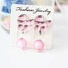 Children's ear clips, earrings with tassels, decorations for beloved, pack, no pierced ears, children's clothing