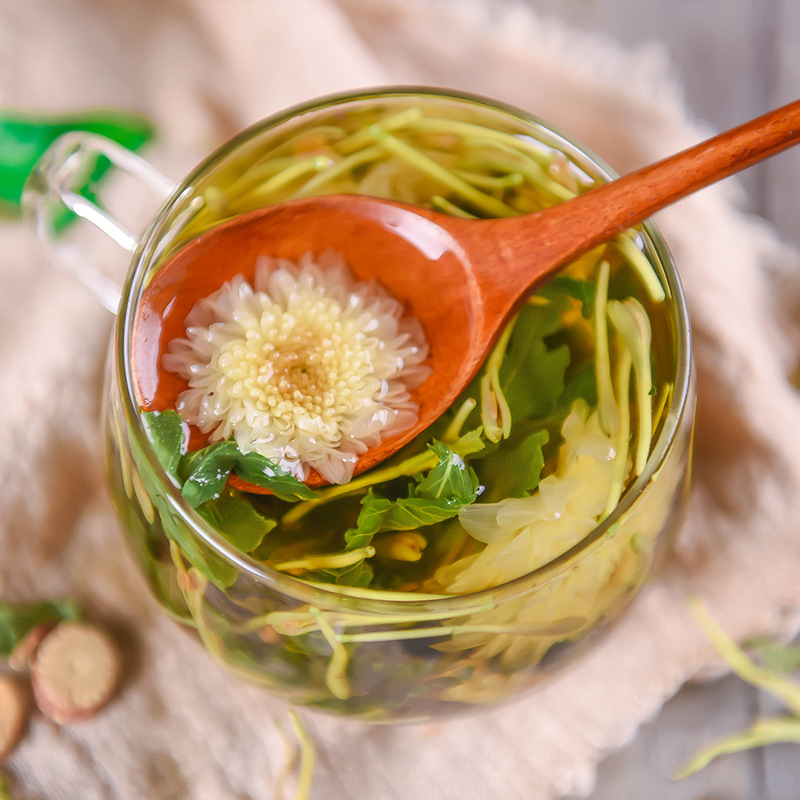 Gold and Silver Vine Iced Tea Combo Flower Tea Wholesale Tea Bag Processing Licorice Gold and Silver Vine Mulberry Tea Gift Box Live Streaming Dropshipping