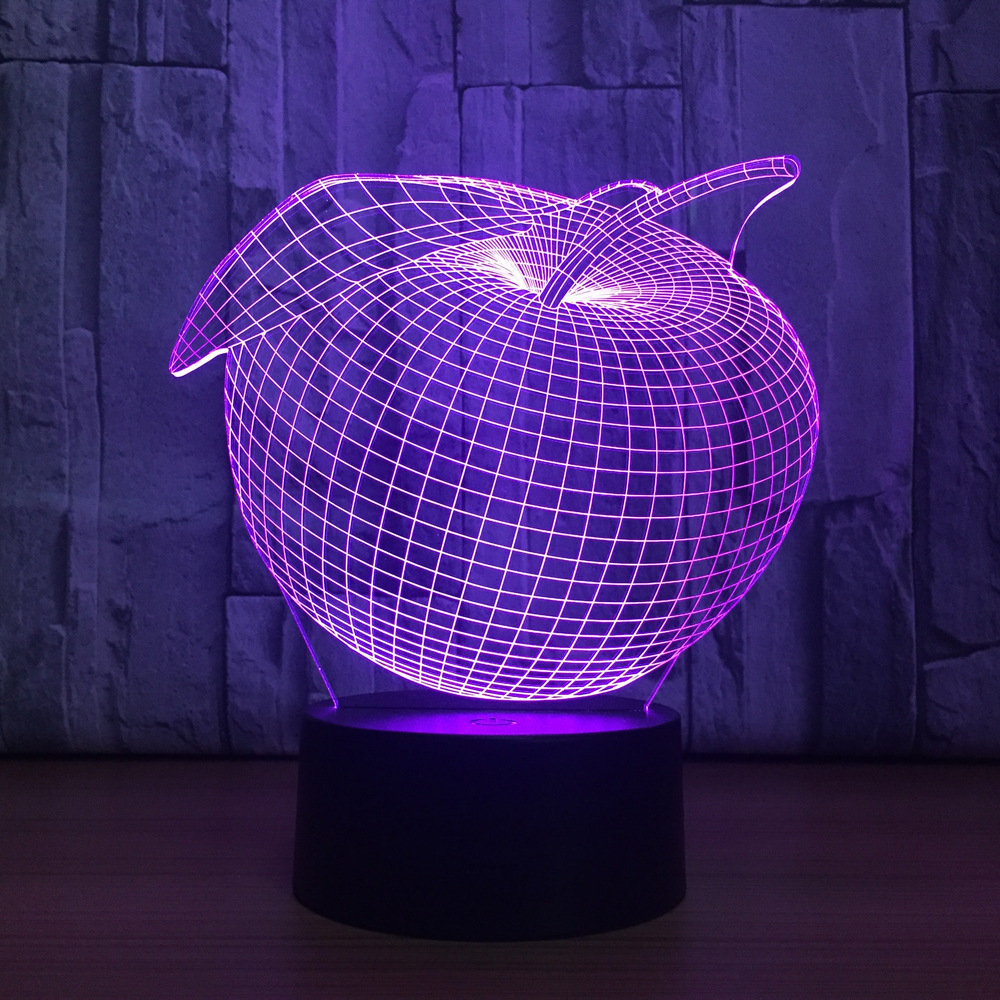 亚克力创意usb床头灯3d小夜灯