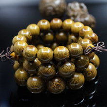 厂家批发鸡翅木手串顺纹108颗木质佛珠手链地摊货源男女饰品礼物