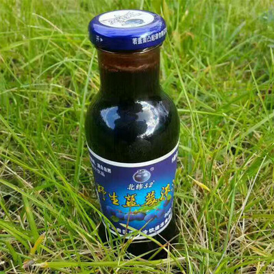 大兴安岭漠兴5倍浓野生原味蓝莓汁鲜果兑水饮用270ML包邮|ms