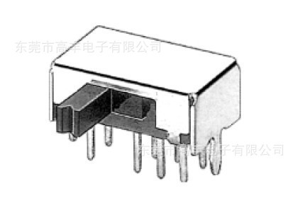 高品质 三档拨动开关SK-23D07 滑动开关 推动开关生产厂家