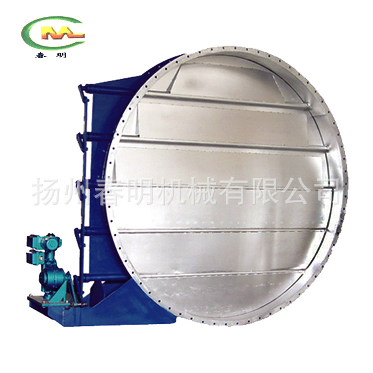 生产供应法兰高压耐腐蚀电动百叶阀 大型铸钢直通式百叶阀门批发