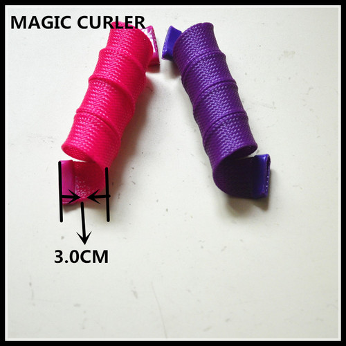 MAGIC CURLER 30 cm 20 hair curlers, magic curls, pear blossom curls, mesh bag