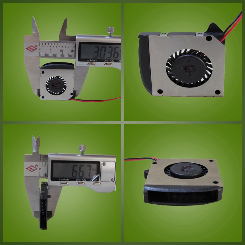 Fengheng渦輪30mm毫米 06mm厚DC3v3.7v5v12v無刷微型散熱風機3006