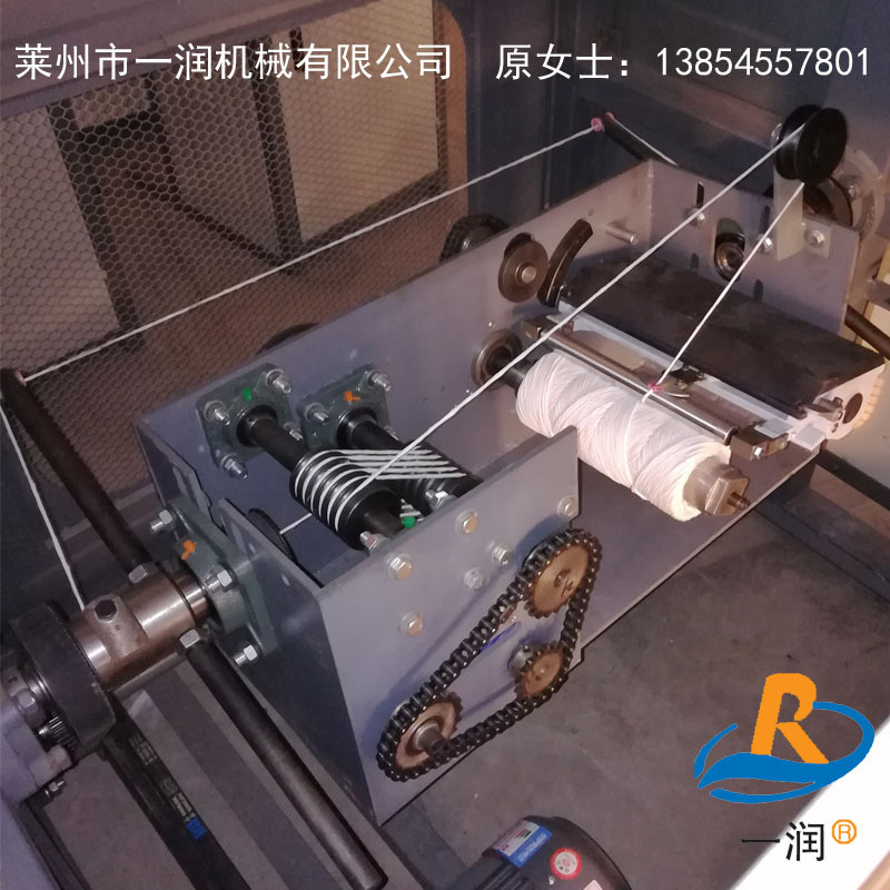 PP撕裂膜坯子绳加捻打轴一体机  捆扎绳制绳机
