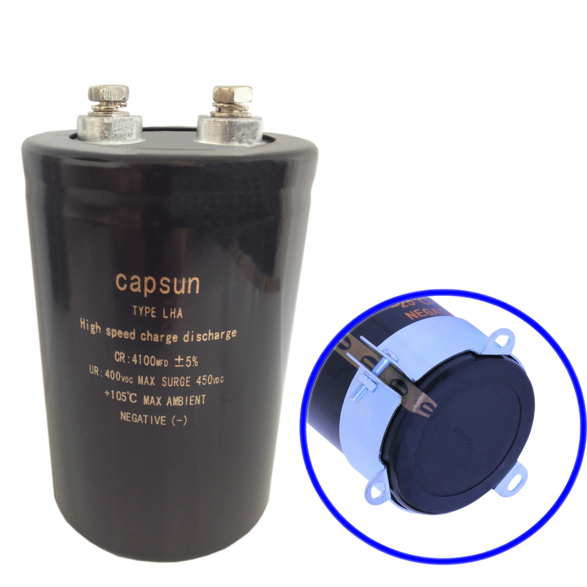 供应LHA系列4100UF400V高频铝电解电容器 青佺电子 品质保障