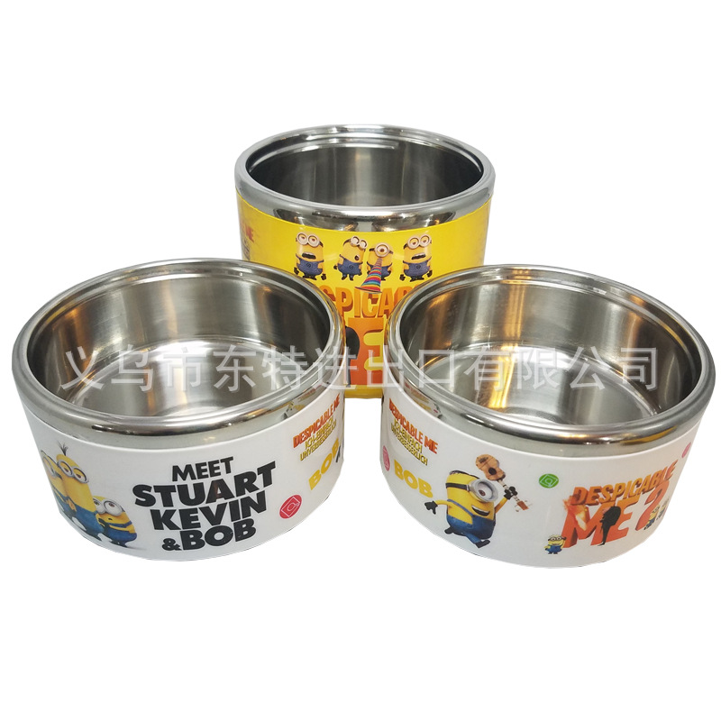 Stainless steel mini lunch box, cartoon 3-layer student lunch box, insulated picnic box, gift basket detail image 8