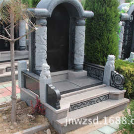 家族墓碑石批发 墓用石雕厂 公墓石头产品图片价格